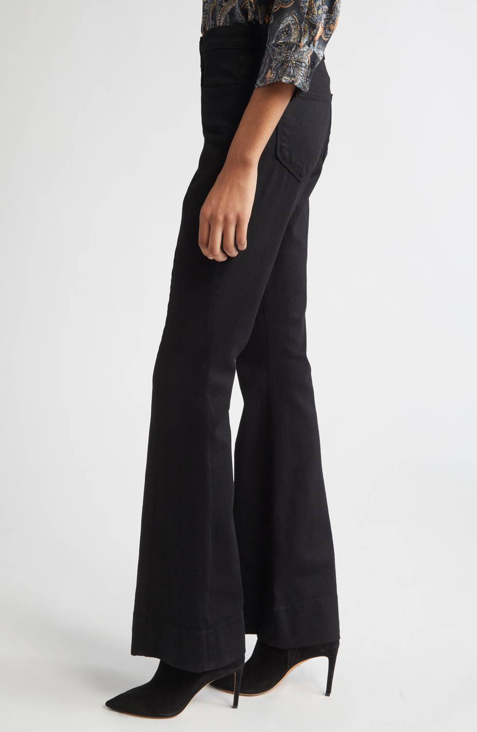 L'Agence - Lenora Front Seam Flare Leg Jeans