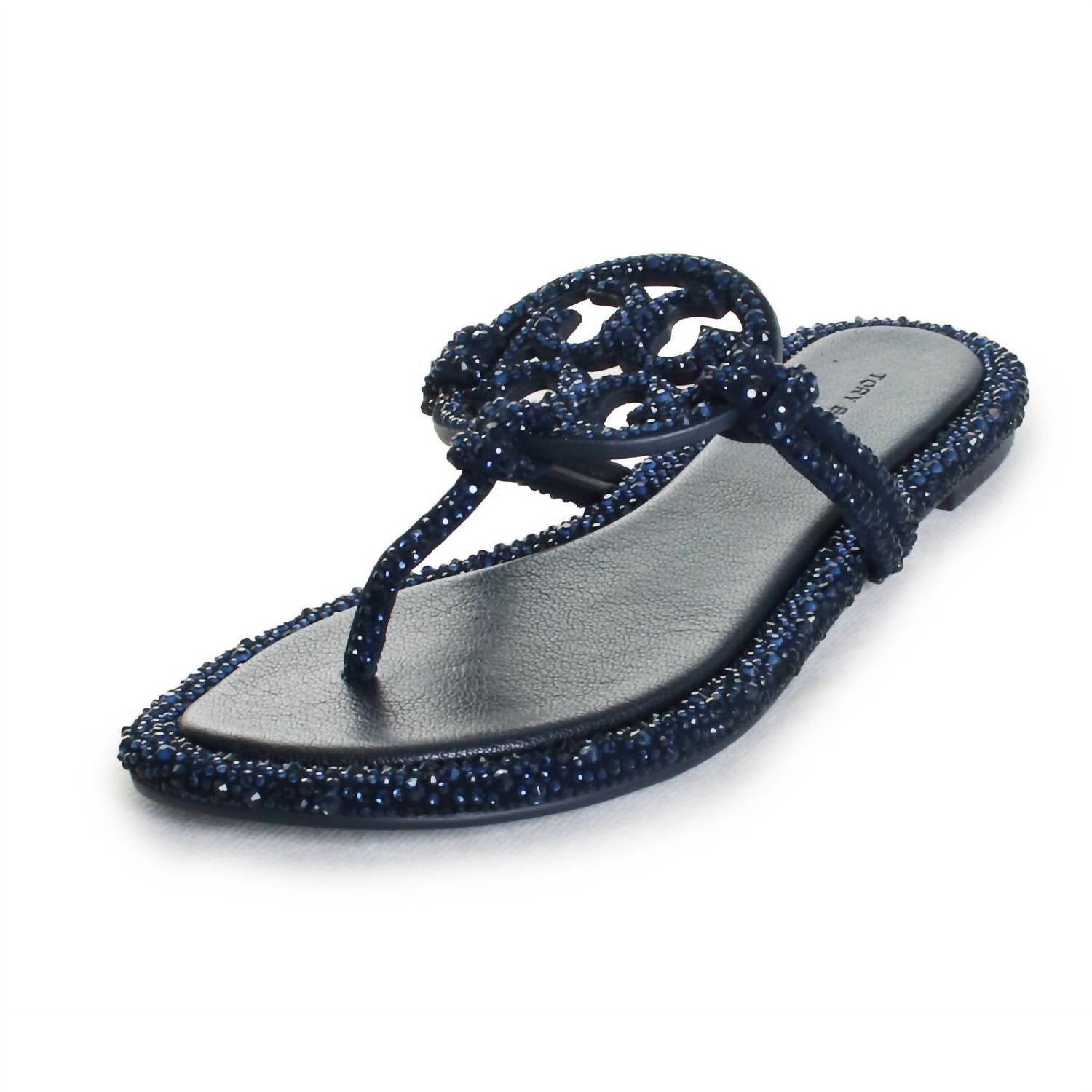 Tory Burch - Women's Miller Knotted Crystal Flip Flop Sandals