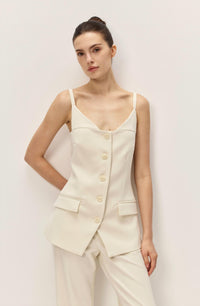 Elodie - Isobel Sleeveless V-neck Vest