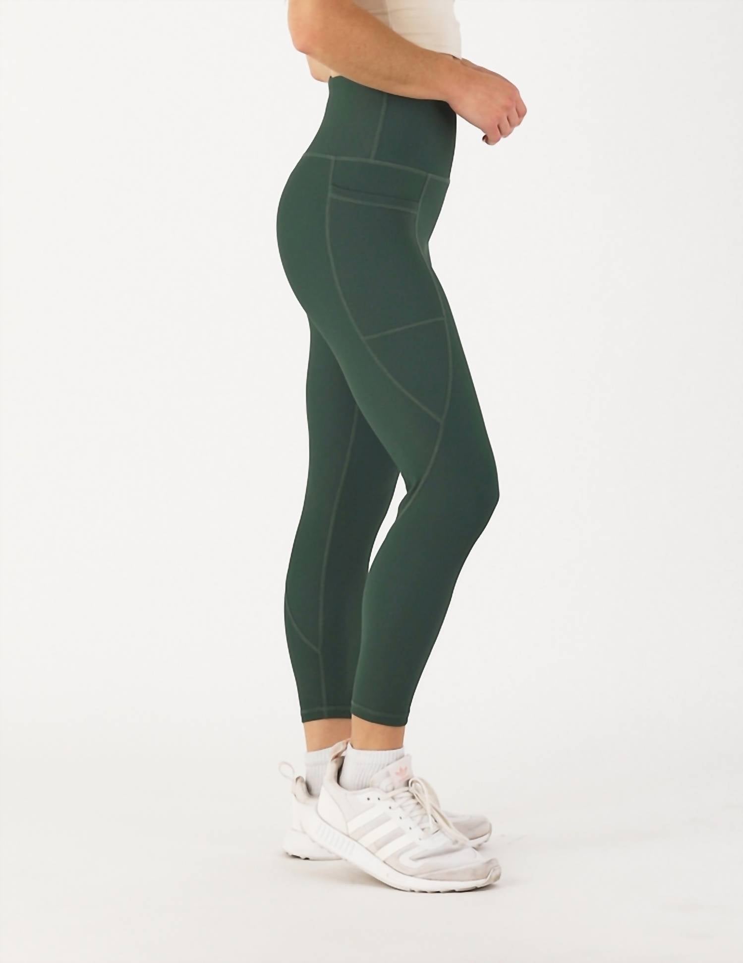 glyder Beam 7/8 Legging in forest - women's pants - detail view