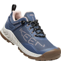 Keen Women's Nxis Evo Waterproof Sneaker in vintage indigo peachy keen - women's sneaker