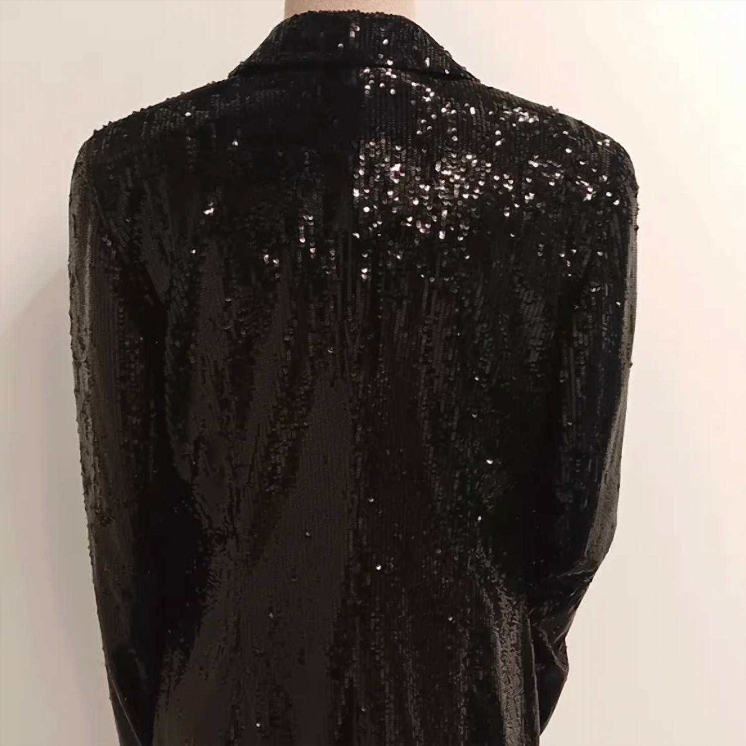 Lafayette 148 Women's Sequin Blazer in black - women's jacket - view 4