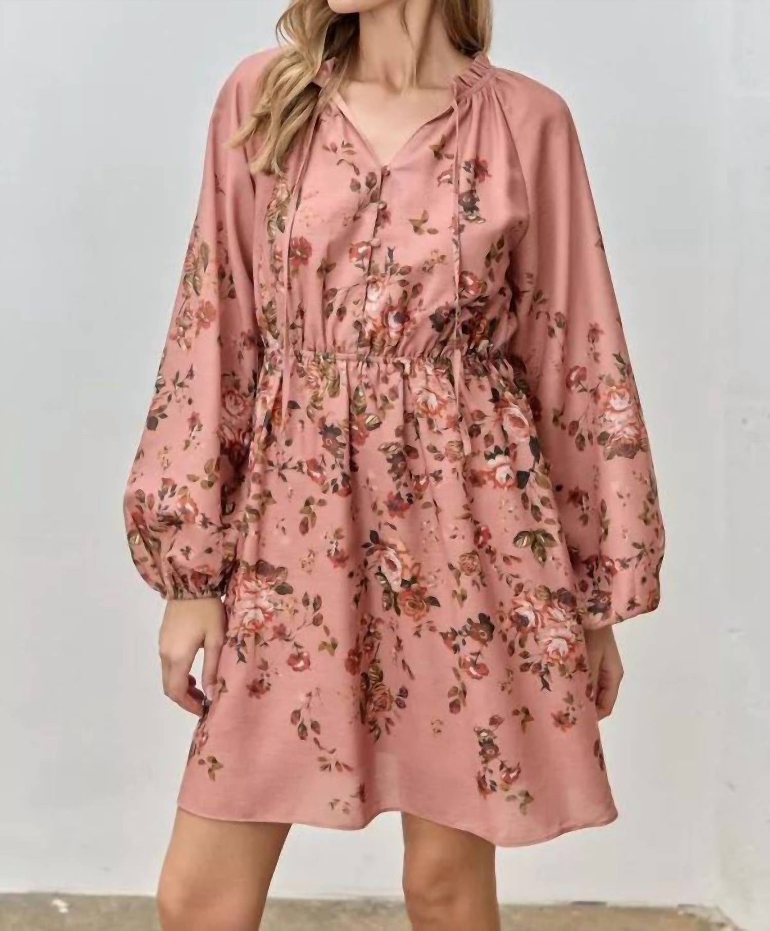 Polagram - Elora Floral Mini Dress