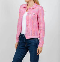 Pure Amici - Long Sleeves Linen Jacket