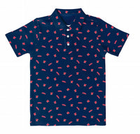Vive La Fete - Kid's Ole Miss Logo Polo