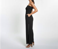 Peixoto - Harriet Strapless Smocked Jumpsuit