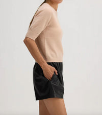 W. Cashmere - Celina Crewneck Short Sleeve Top