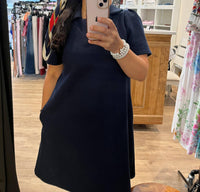 See And Be Seen - Elaina Short Sleeve Textured Dress