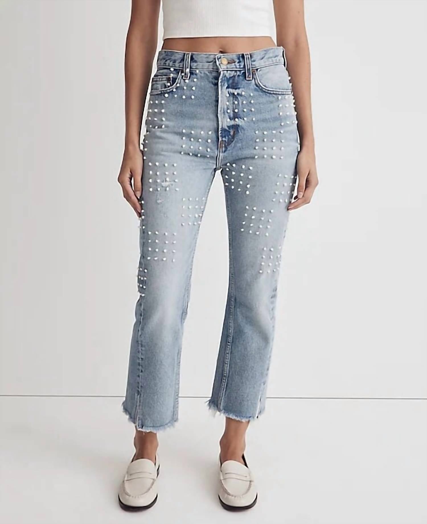 B Sides - Stowe Jean With Hand Embroidery