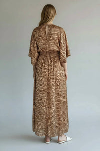 Kld. Signature - V-neck Kimono Midi Dress
