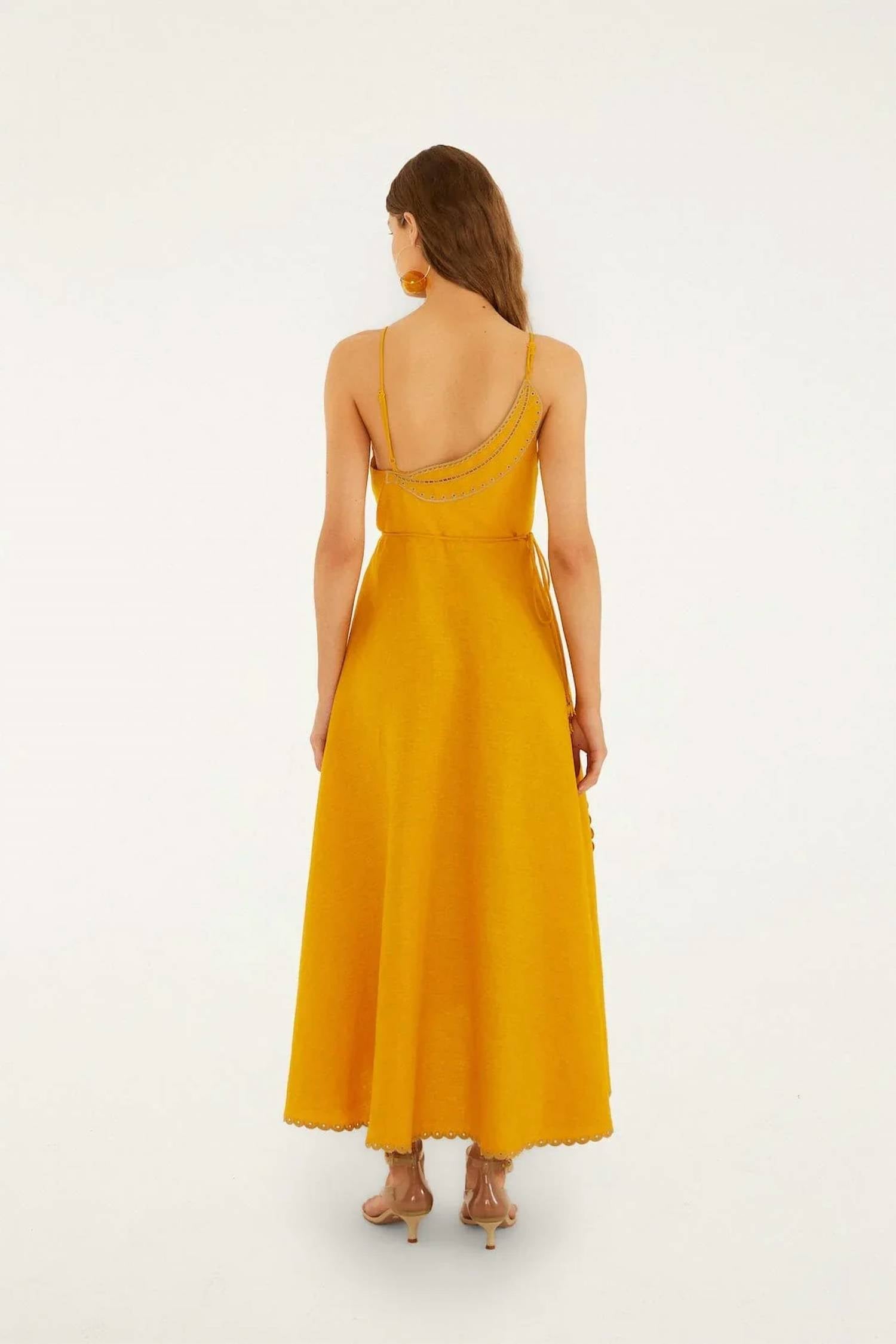 Farm Rio - Bananas Maxi Wrap Dress