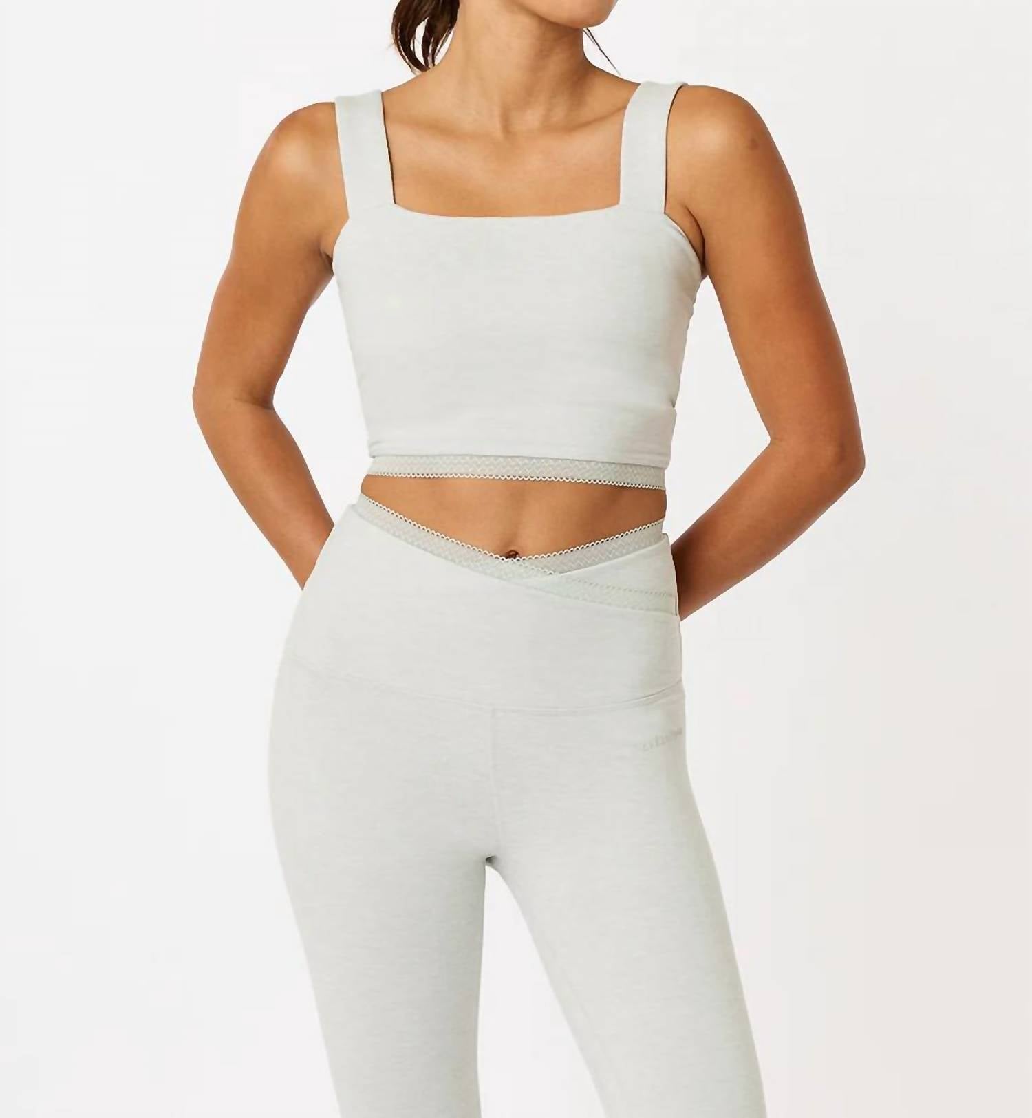 Cream Yoga - Lacey Bra Top