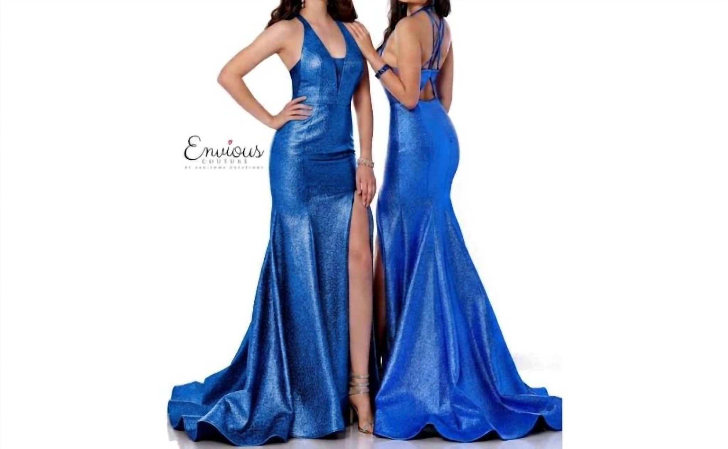 Karishma Creations Women's Prom Dress in royal - women's dress