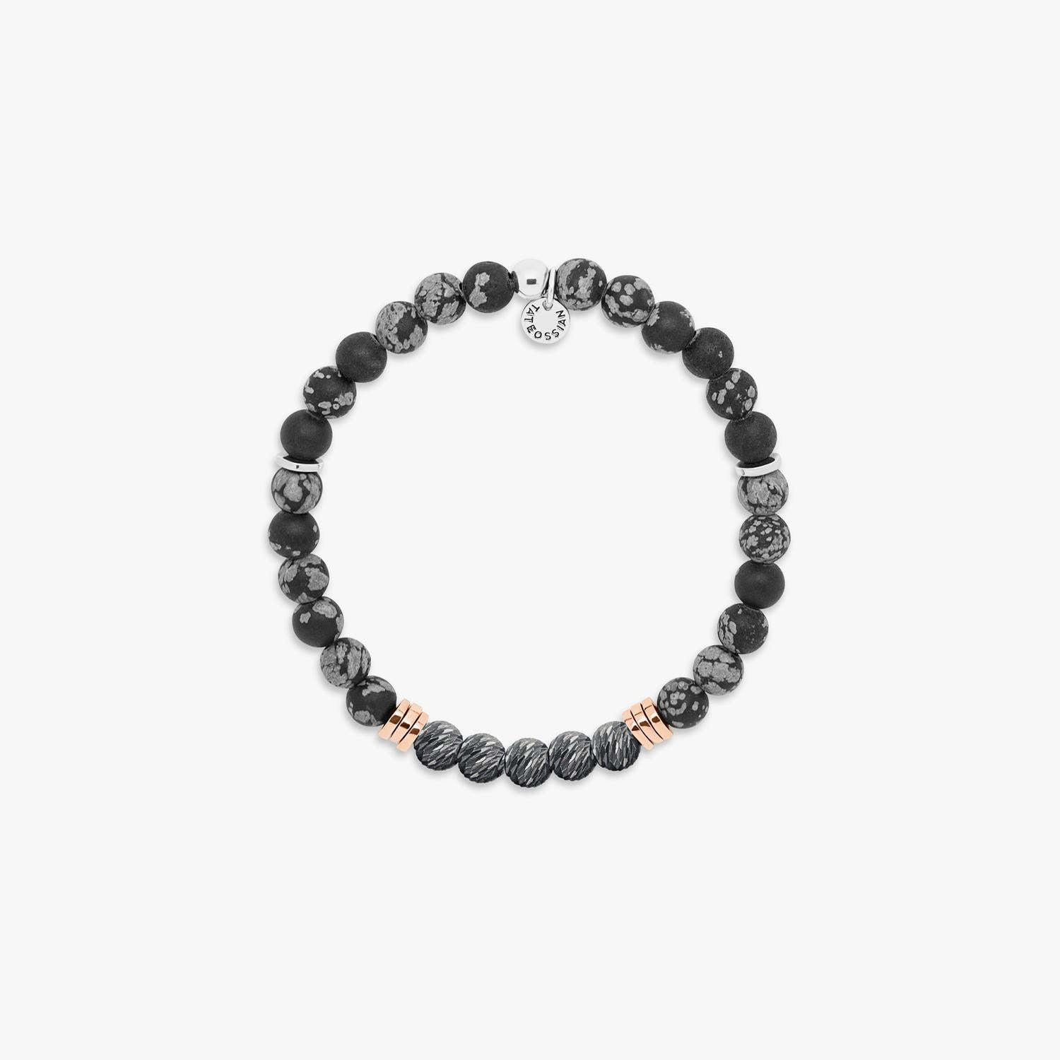 Tateossian Men's Stonehenge Bracelet in multi - men's jewelry - detail view