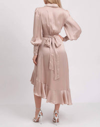 Zimmermann - Silk Wrap Midi Dress
