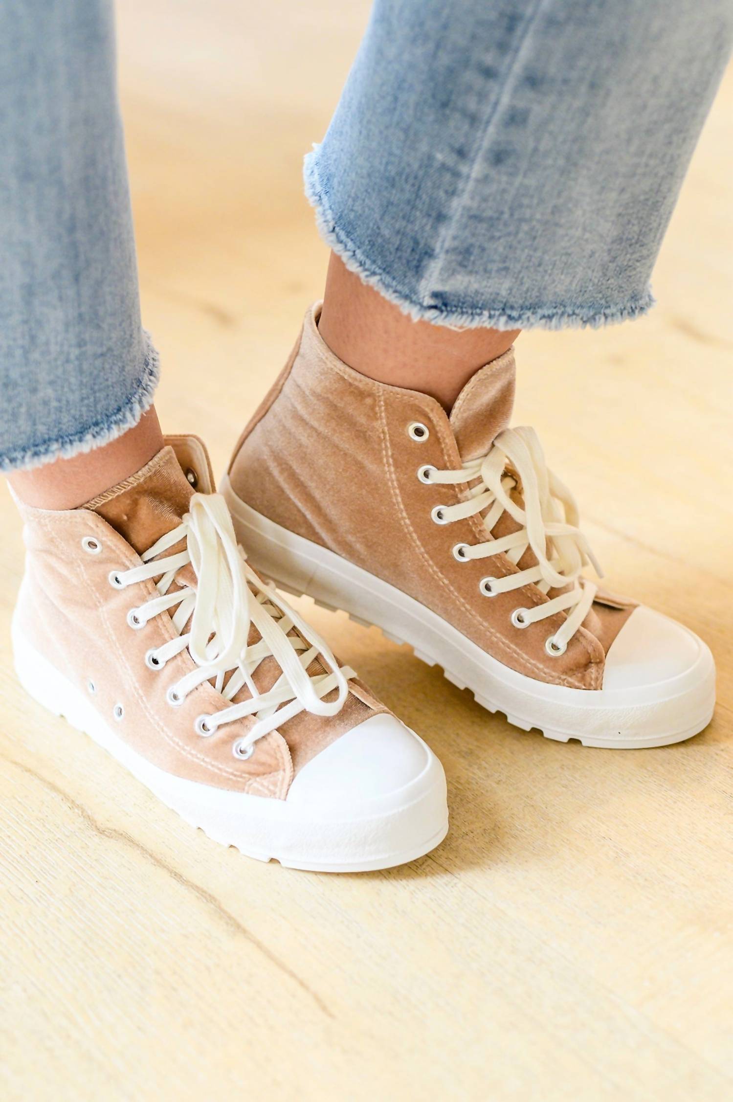 Corkys Footwear - Run Me Down Velvet High Tops