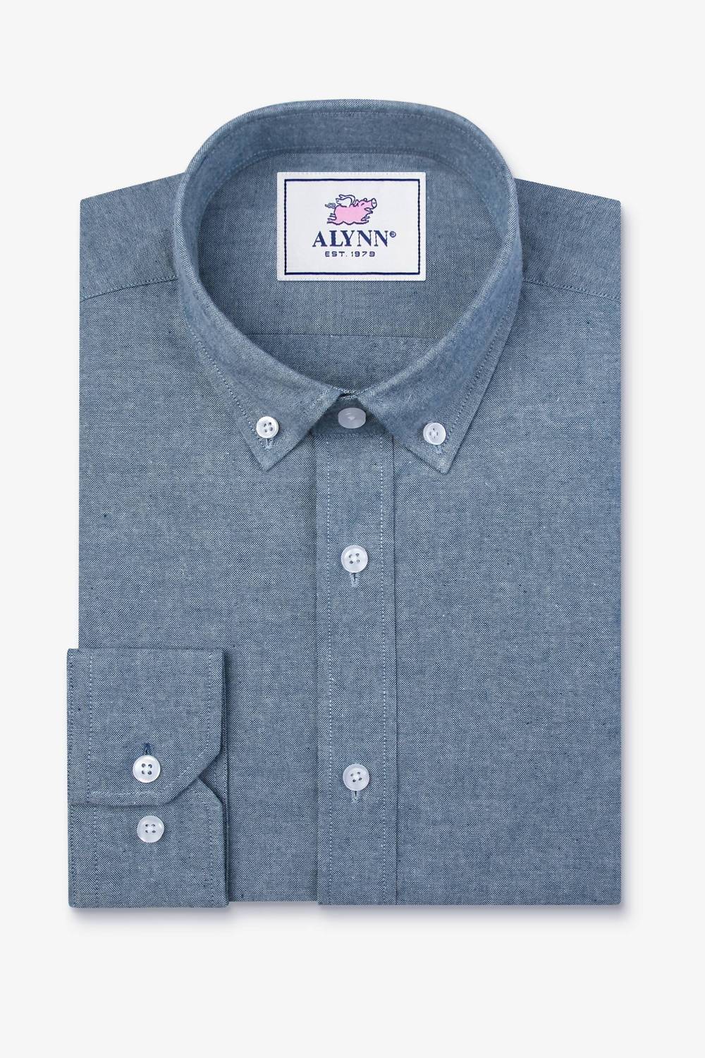 Alynn - Men's Lucas Untuckable Slim Fit Dress Shirt