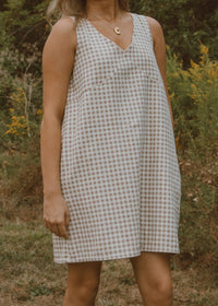 Wishlist - Maple Grove Gingham Mini Dress