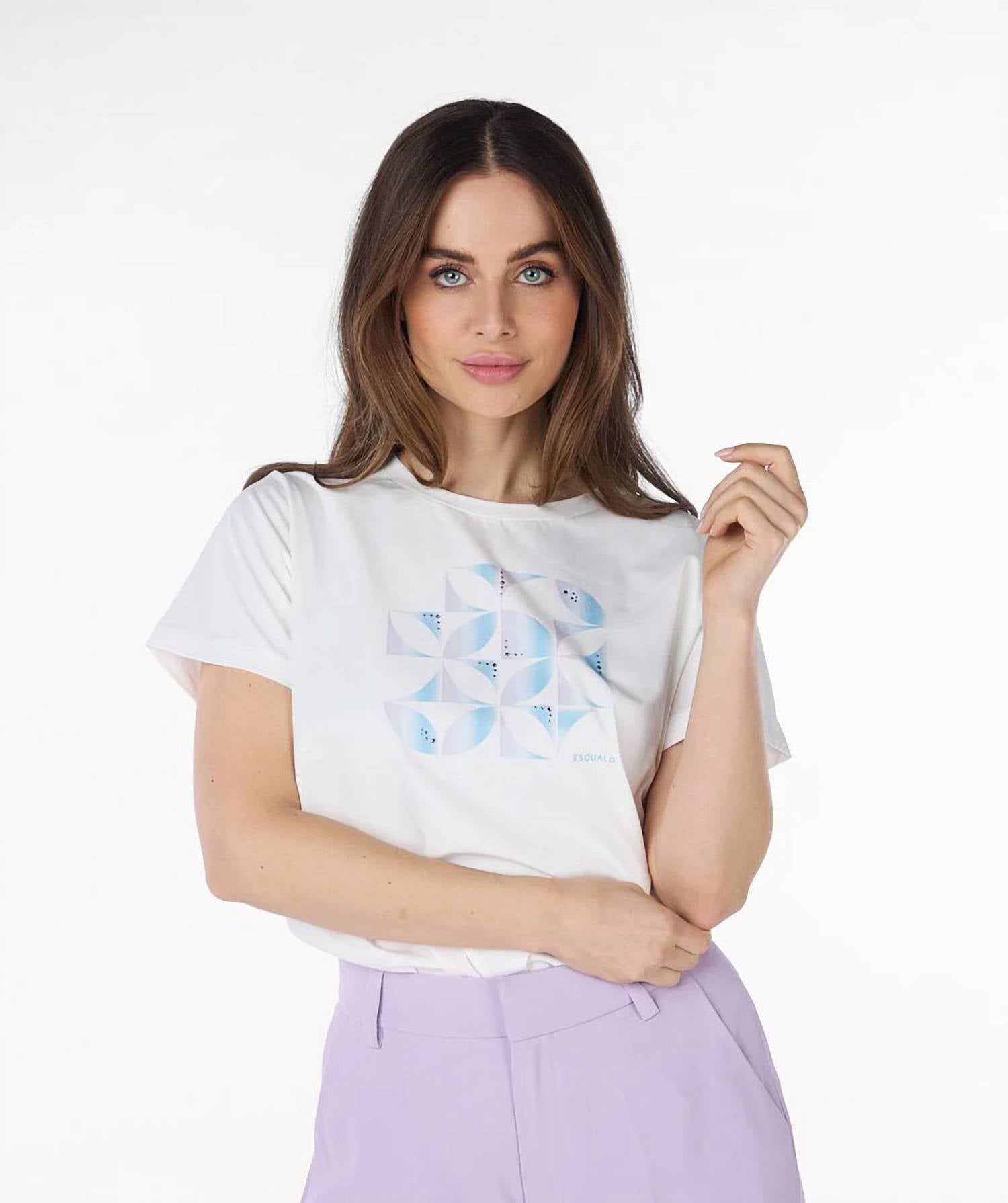 Esqualo - Blocks Print T-shirt