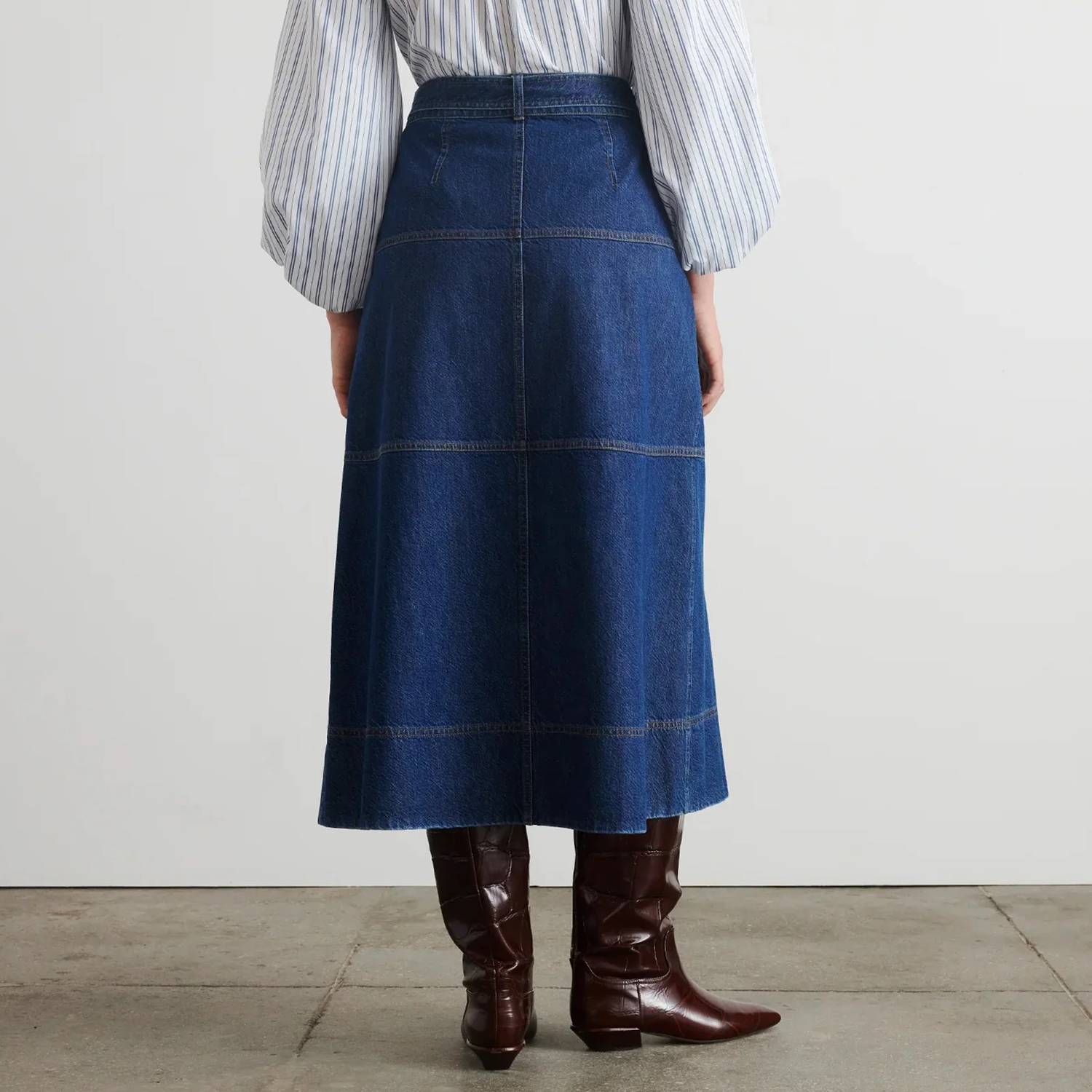 Tanya Taylor - Hudley Midi Denim Skirt
