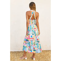 Dress Forum - Long Summer Halter Neck Midi Dress