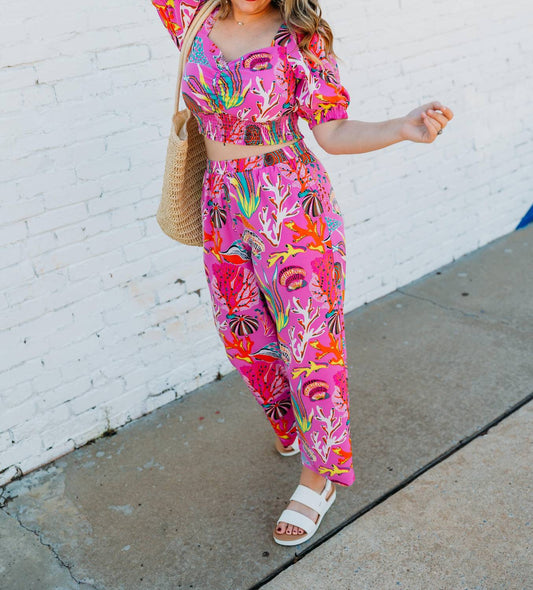 Joy Joy - Seashells Palazzo Pant