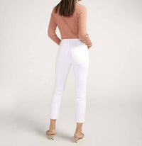 Silver Jeans Co Isbister Ankle Straight Jeans in white - women's jeans - alternate view