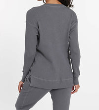 Leimere - Cabo Split Neck Top
