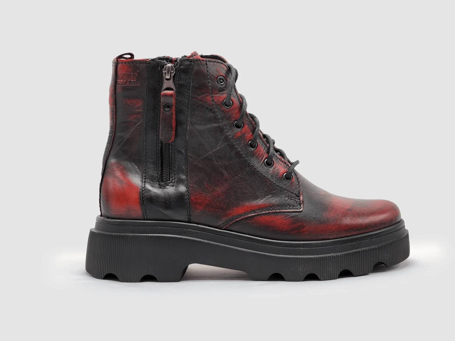 Kcr Group - Women's Modern Lined Zip-up Leather Boots