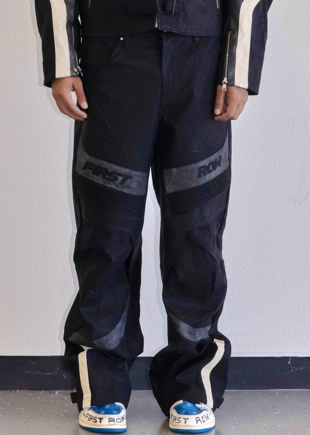 First Row - Furious Motor Racing Y2K Leather Pants
