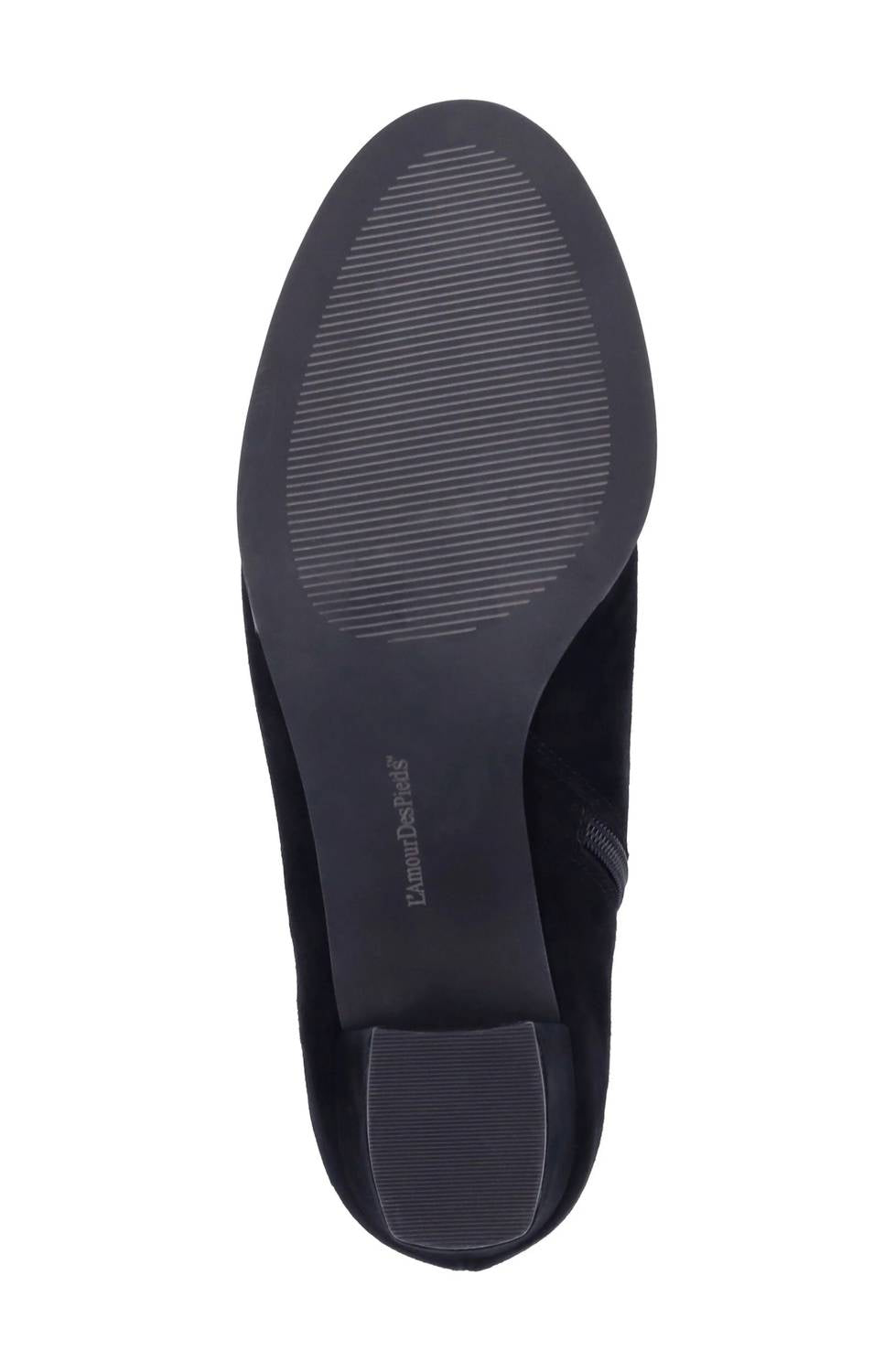 L'amour Des Pieds Women's Phinn Suede Boots in black - women's shoe - view 5