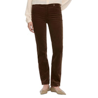 FRAME Le Sleek Straight Corduroy in bitter chocolate 1 - women's pants