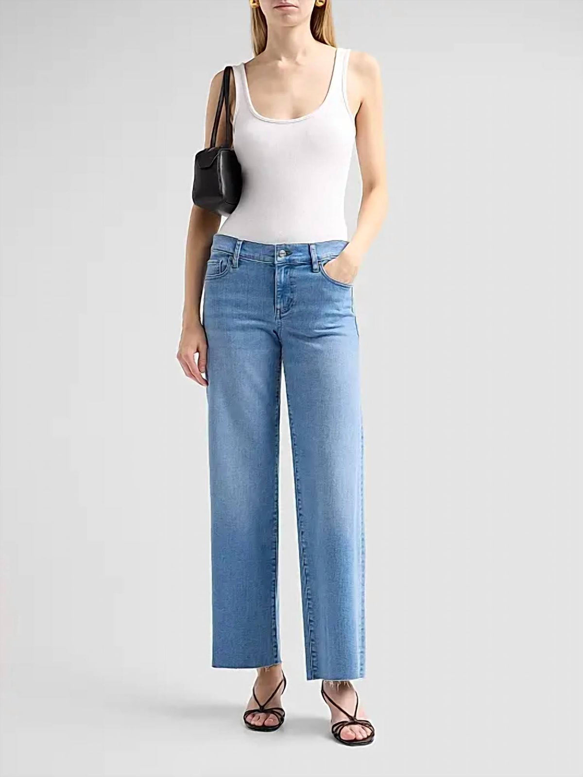 Frame - Low Rise Le Slim Palazzo Denim Jean