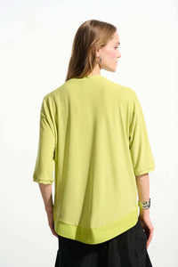 Joseph Ribkoff - silky knit and memory boxy tunic with pocket detail