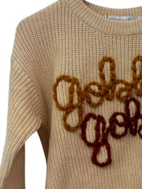 Mgnoliasun - Girl's Thanksgiving crew Sweater