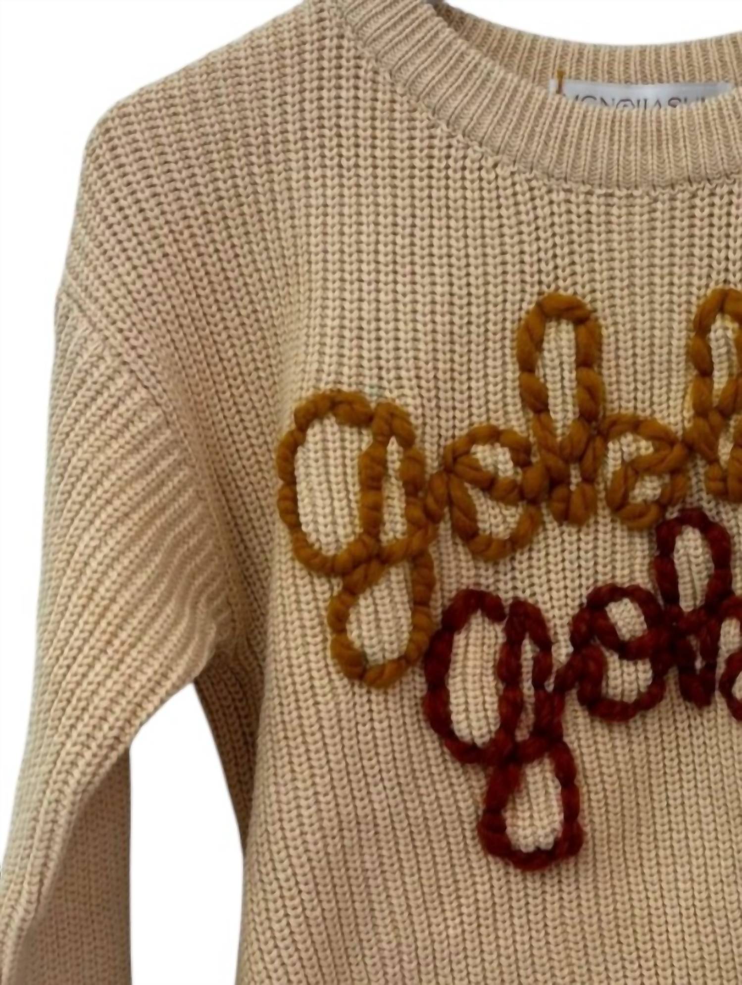 Mgnoliasun - Girl's Thanksgiving crew Sweater