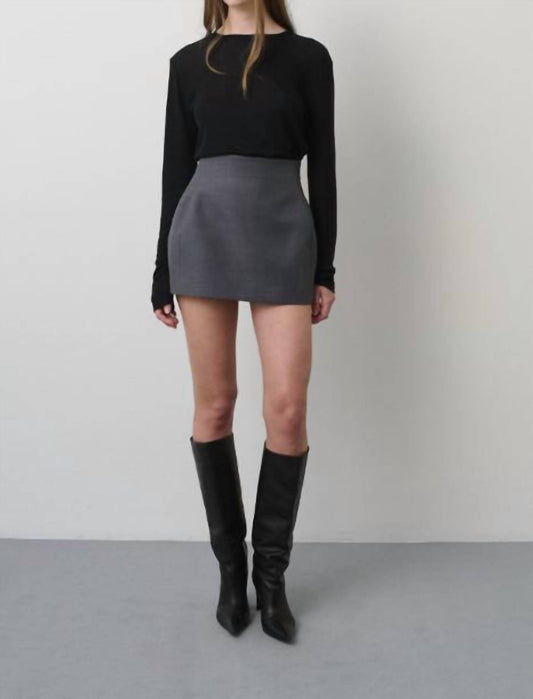 Withblack - Cinched Mini Skirt