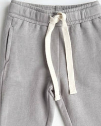 babysprouts Kid's Drawstring Jogger in gray wash - kids' joggers - alternate view