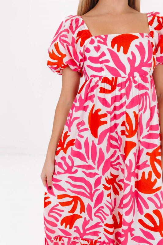 J.Marie - Lara Babydoll Midi Dress