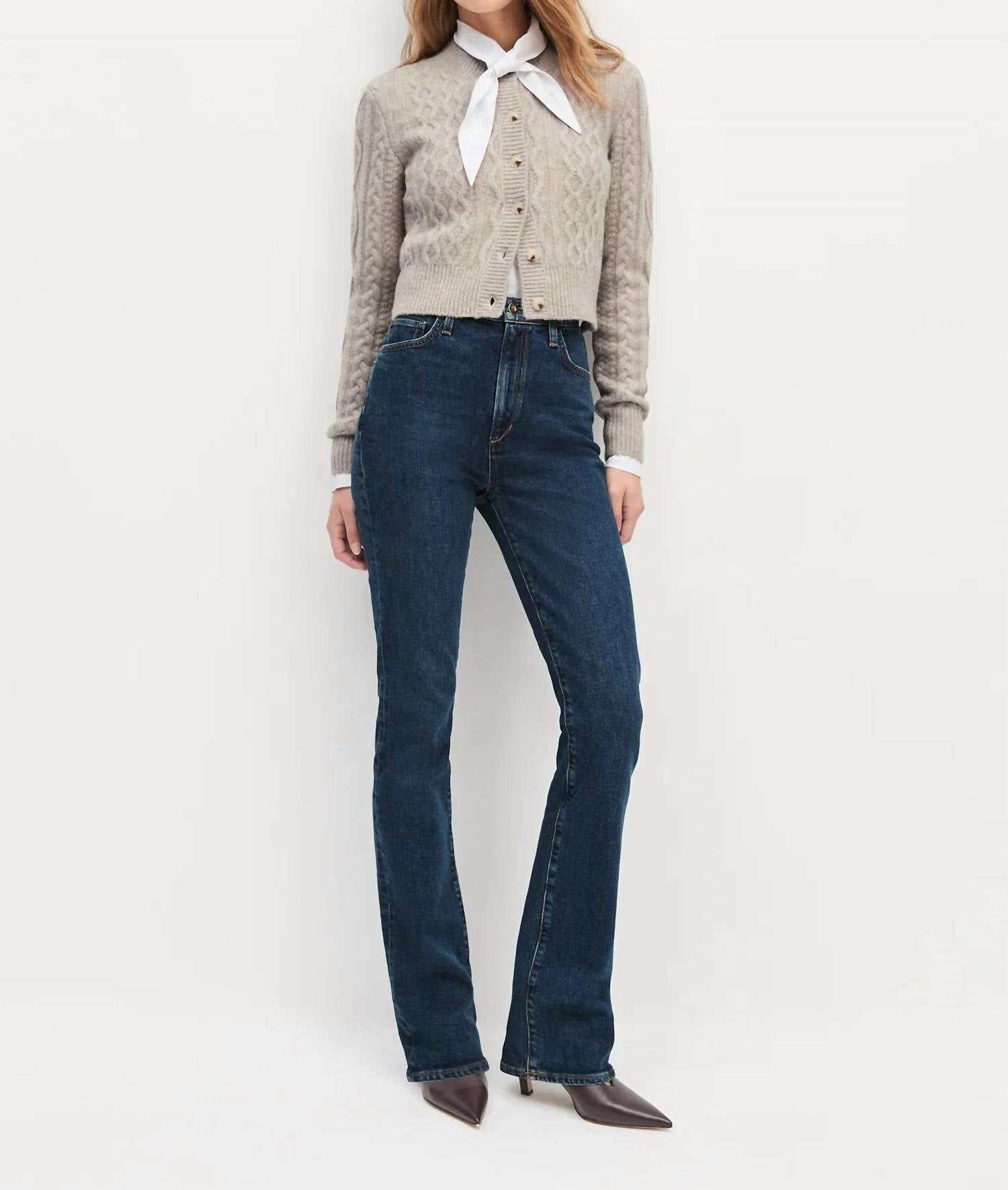 Favorite Daughter - Eleanor Classic Cable-knit Cardigan