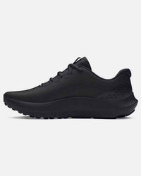 UNDER ARMOUR Boy's Surge 4 Running Shoes in black - kids' sneaker - detail view