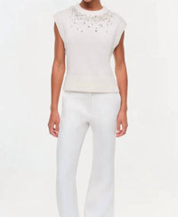 Jonathan Simkhai - Candra Embellished Knit Vest