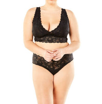 Never Say Never Extended Plunge Longline Bralette
