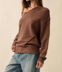 Promesa - V-neck Panelled Sweater