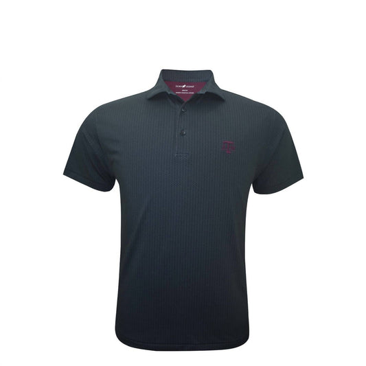 Horn Legend - Men's A&m Football Weave Polo