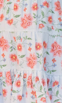 Saylor - Tanya Stripe Floral Mini Dress