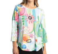 Jess & Jane - Soft Touch Round Hem Top