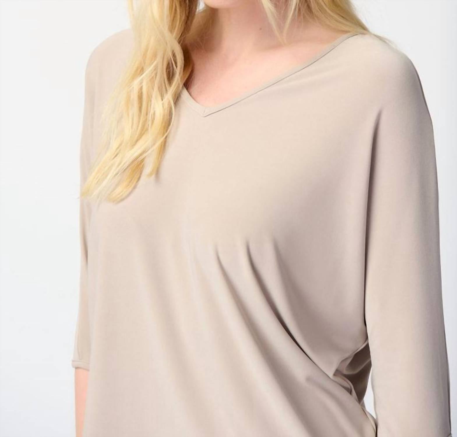 Joseph Ribkoff - Sloane Silky Knit Reversible Boxy Top