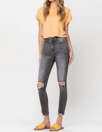 Vervet By Flying Monkey - Wesley Distressed Skinny Jean