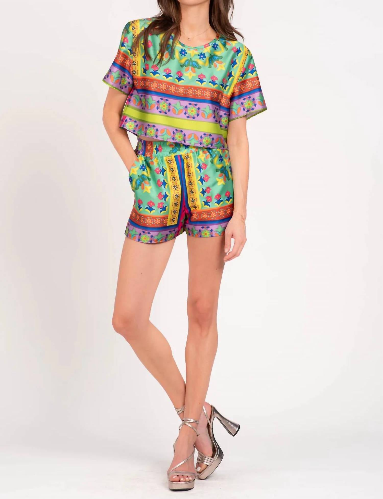 Lavender Brown - Helen Silky Pull-on Shorts